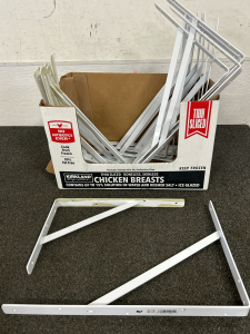 Metal Shelf Support Brackets in 3 Sizes-19.69” (12), 15.75” (6) and 16” (3”)