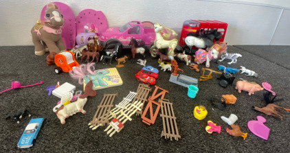 Variety Of Toys, Horses, Barn Animals, Cars, My Little Pony, & More!