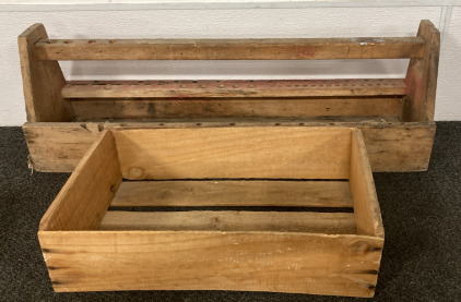 Planter and Grape Crate