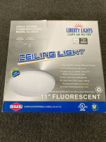 (3) Liberty Light Ceiling Lights, 11” 22W Fluorescent Unit, Bulb Included, New In Box - 4