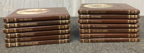 13 Old West Time Life Books Including The Cowboys, The Great Chiefs, The Loggers, The Women & More