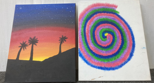 (2) Acrylic Paintings