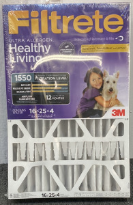 3M Honeywell Ultra Healthy Living 1550 Filtration Level Air Filter