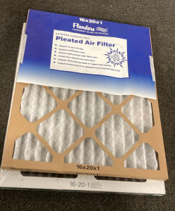 Filtrete Electrostatic Air Cleaning Filter (16X20X1) and Flanders Extended Surface Area Pleated Air Filter (16X20X1)