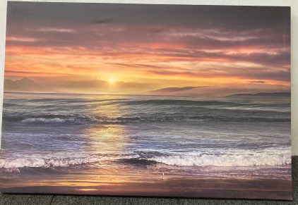 (1) Ocean Sunset Art