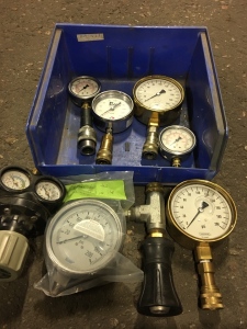 Various Pressure Gauges