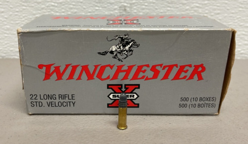 (500) Rounds Winchester 22 Long Rifle 40 Grain Cartridges