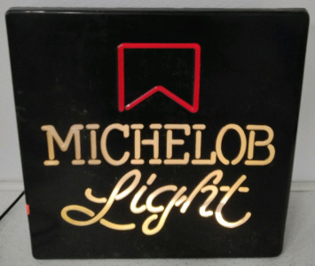 Michelob Light Bar Sign Tested Lights Up