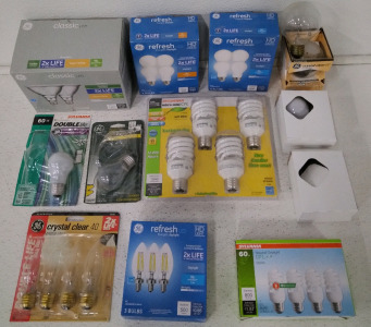 Assortment Of Light Bulbs Not All Full Boxes
