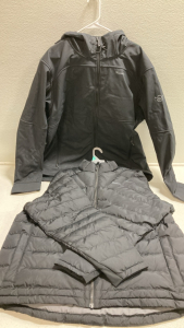 (2) Moosejaw Men&rsquo;s 2XL Black Jackets