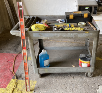 Rolling Cart of Assorted Tools