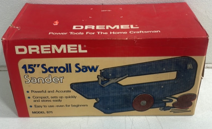 (1) Dremel 15” Scroll Saw Sander