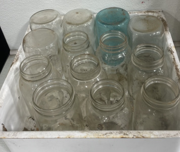(13) Assorted Mason Jars (1) Decorative Shelf Kit And More!