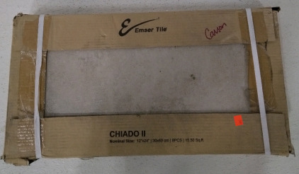 (8) 12" X 24" Emser Tile Porcelain Carson