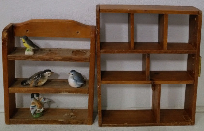 (2) Wall Mount Nic Nack Shelves