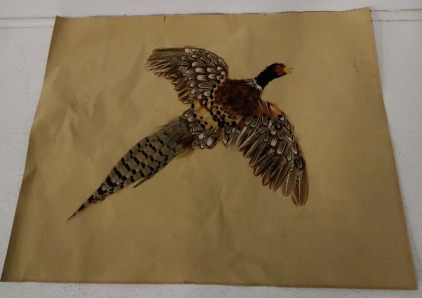 19 1/2 X 26 1/2 Bird On Felt Paper