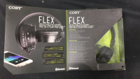 (1) Pair COBY Flex Bluetooth Headphones (8) Assorted Glasses With Cases - 2