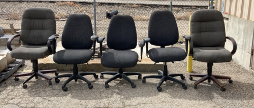 (5) Office Chairs