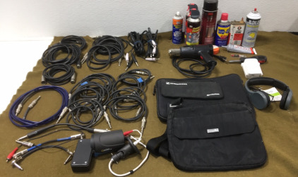 Milwaukee Heat Gun, Assorted Audio Cables & More
