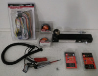 (1) Trailer Wiring Kit (2) Marker Lights (1) 2" Ball Mount Hitch (2) Fuse Assortment Packs (1) Test Light