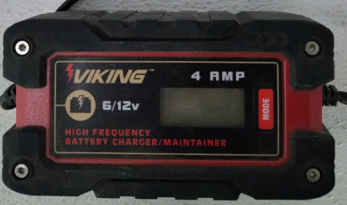 Viking 4 Amp 6/12V High Frequency Battery Charger Maintainer