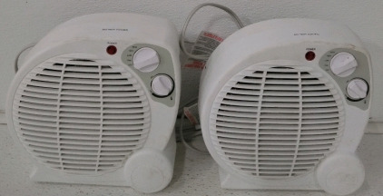 (2) Intertek 3 Speed Fan Forced Heaters & Fan Only Option