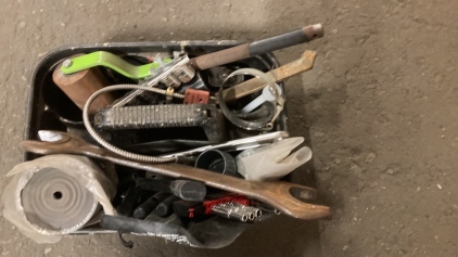 Hand Tools In Carrying Bin