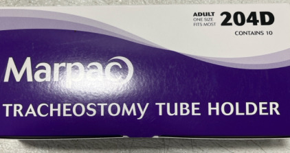 Large Box of Tracheotomy Supplies