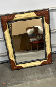 Western Frame Pictures Mirror 33”x 26”