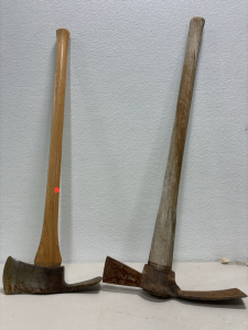 (1) Pickaxe (1) Axe