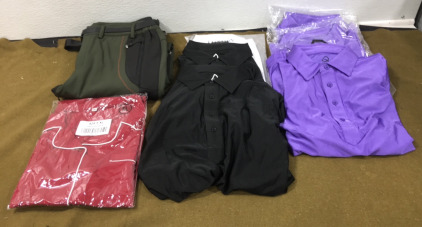 (6) Assorted Mens Shirts & More