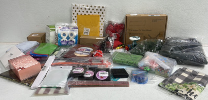 (1) Dr. Schools Heel Cushions (1) Nexcare (1) Pokemon Card Binder (1) TV Wall Mount And More!