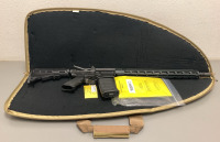 Wise Arms Model B-15 .223 Wylde AR Style Rifle With Canvas Bag, Magazine, Lock And Manual. 3 Round Test Fired, Spent Rounds Included.— 05841