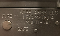 Wise Arms Model B-15 .223 Wylde AR Style Rifle With Canvas Bag, Magazine, Lock And Manual. 3 Round Test Fired, Spent Rounds Included.— 05841 - 9