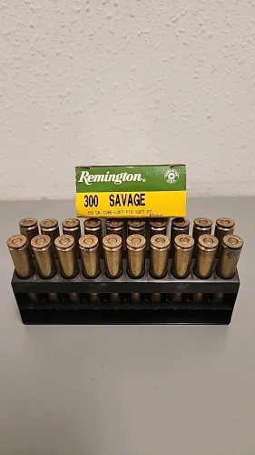 (1) Box Of (20) Remington .300 Savage Ammunition Cartridges