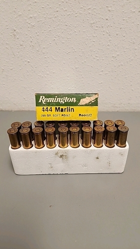 (1) Box Of (20) Remington 444 Marlin Ammunition Cartridges