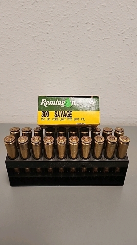 (1) Box Of (20) Remington .300 Savage Ammunition Cartridges