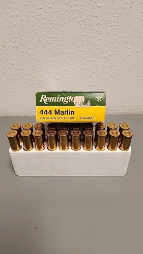 (1) Box Of (20) Remington 444 Marlin Ammunition Cartridges