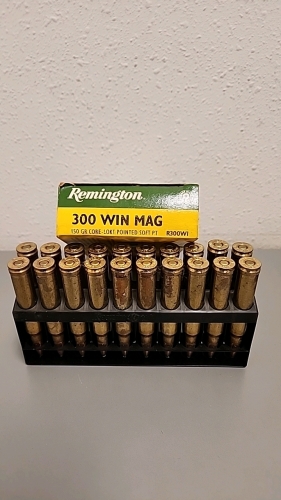 (1) Box Of (20) Remington .300 Win Mag Ammunition Cartridges