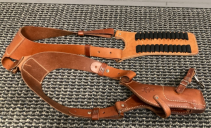 Leather Shoulder Holster. New. Idaho Leather