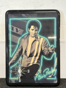 Elvis Presley Wall Clock- 15-1.2"x 26"