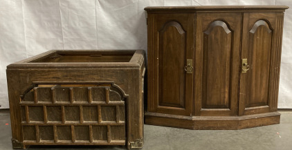 (1) Hallway Table (1) Vintage End Table