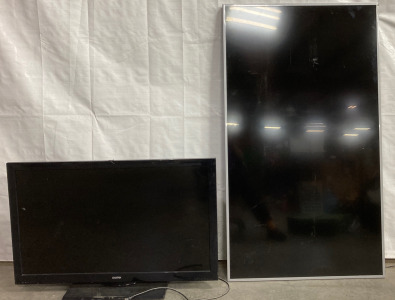 (1) 40” Sanyo Tv (1)50”Vizio Tv