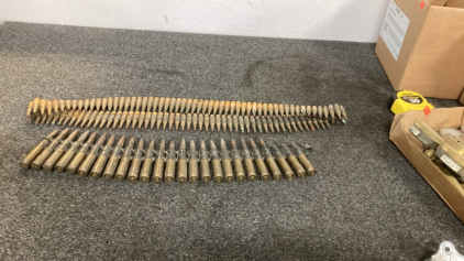 Ammo Belts of .50 Cal. Dummy Rounds and .30 Cal Blanks