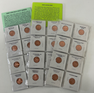 (3) Sets Of 2009 Lincoln Cents