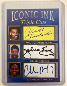 Iconic Ink Triple Cuts Limited Edition Facsimile Autograph Card