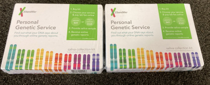 2 Unopened 23andMe Personal Genetic Service Tests