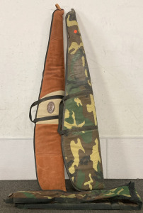 Hunter Soft Rifle Case, Kolpin Soft Rifle Case, And Uncle Mikes Sidekick Canvas Rifle Case