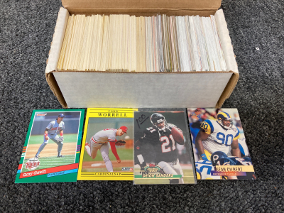 Variety NFL,Baseball Cards 1990’s Including- Gary Garetti, Todd Worrell,Deion Sanders, Sean Gilbert