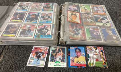 Variety 1990’s NFL,Baseball,Basketball Cards Inclduing,Howie Long,Larry Bird,Mark McGwire & More